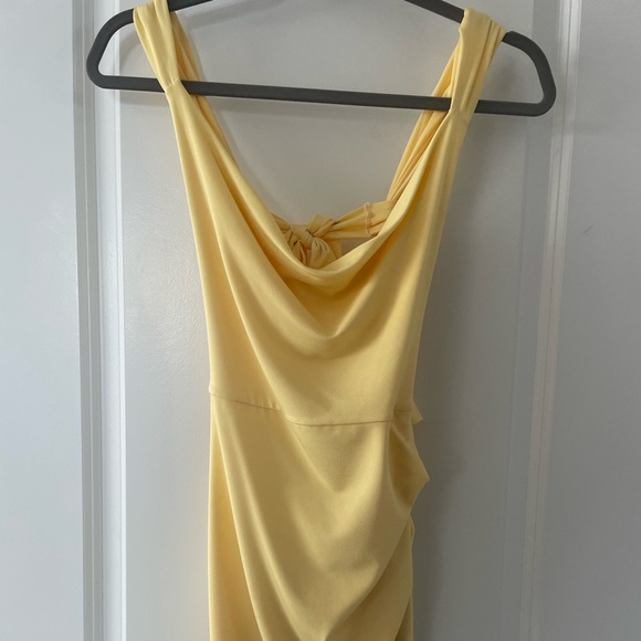 Tiger Mist Yellow Mini Dress - Picture 3 of 4